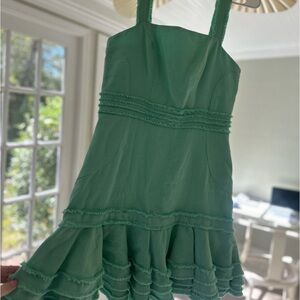 Alexis green mini dress